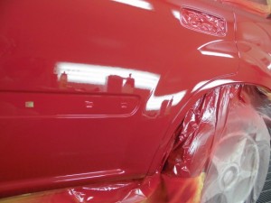 日産エクストレイル キズの塗装修理