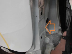 ホンダステップワゴン リヤ周り板金( 鈑金)塗装修理