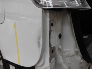 ホンダステップワゴン リヤ周り板金( 鈑金)塗装修理