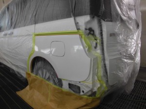 ホンダステップワゴン リヤ周り板金( 鈑金)塗装修理