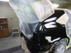 トヨタハリアーリア廻り損傷