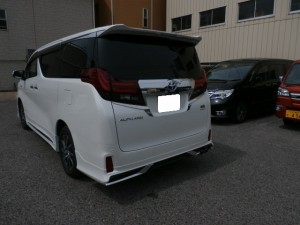 アルファードハイブリッド エアロ&コーティング