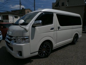 ハイエース ローダウン&コーティング