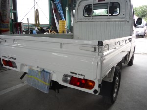 ニッサン クリッパートラック 追突被害車両修理