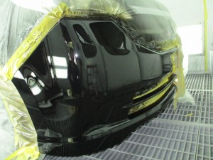 ホンダステップワゴン フロントバンパー修理