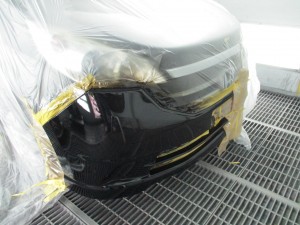 ホンダステップワゴン フロントバンパー修理