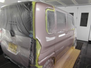 ダイハツタント スライドドア交換