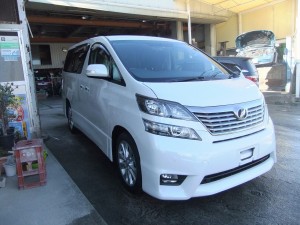 ヴェルファイア 鈑金塗装 その2