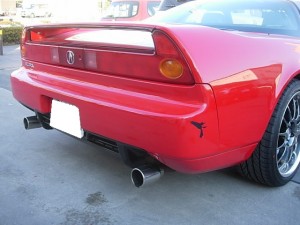 NSX(NA1) リヤバンパー修理