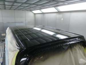 アルファード 屋根飛び岩損傷