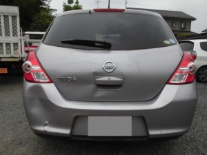 日産ティーダ追突被害事故