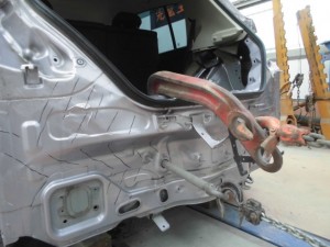 日産ティーダ追突被害事故