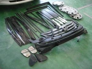 ホンダ フリード(GB3) 建築塗装飛び 磨き修理