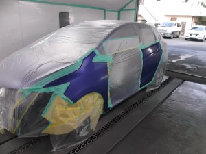 ホンダ フィットハイブリット 板金塗装修理