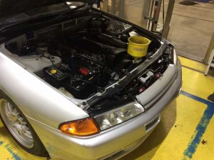 R32 GT-R VスペックⅡ 錆修理・バンパー塗装・スリーラスター塗装・ラジエター交換