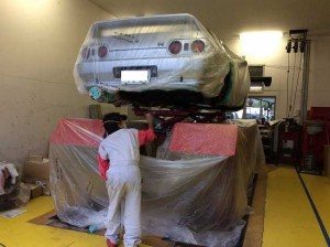 R32 GT-R VスペックⅡ 錆修理・バンパー塗装・スリーラスター塗装・ラジエター交換
