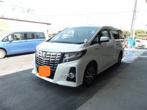 新型アルファードコーティング