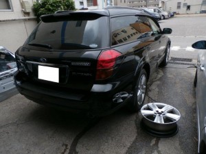 レガシィーOUTBACK 鈑金塗装