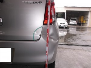 スズキ ワゴンR 追突事故