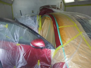 埼玉県春日部市:マツダ アクセラ ステップパネル修理