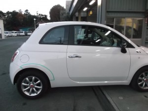 フィアット500 板金塗装