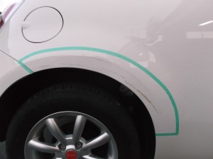 フィアット500 板金塗装