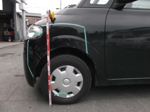 ダイハツ タント 鈑金塗装