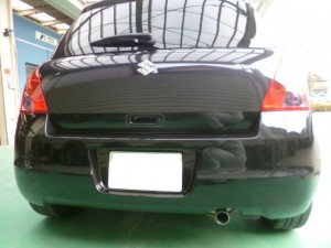 スイフト(ZC21S) リヤ追突修理