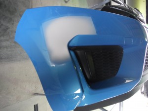 埼玉県春日部市 ホンダ フィットハイブリッド フロントバンパー修理