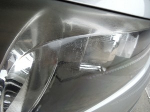 埼玉県春日部市 ホンダ インスパイア ヘッドランプレンズ修理