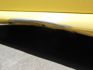 VWビートルステップパネルの修理 塗装