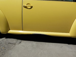 VWビートルステップパネルの修理 塗装