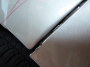ハリアーHV接触事故