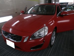 ボルボV60 グラスコーティング