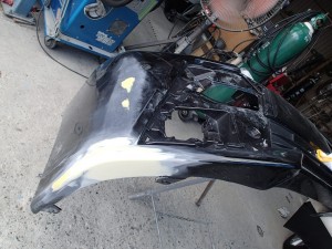 30系 ヴェルファイア バンパー修理・塗装