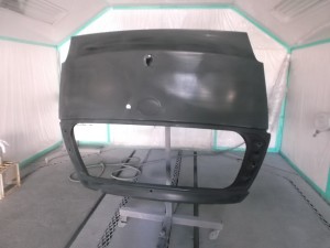 トヨタ bB 追突修理