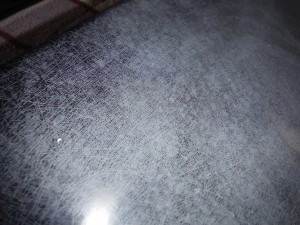 リヤスポイラー塗装劣化修理