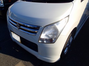 ワゴンR MH23S フロントバンパー・左フロントフェンダー交換・塗装