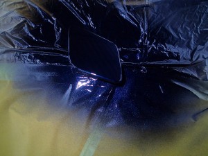 ボルボV70 クロスカントリー バンパー修理塗装/桶川市