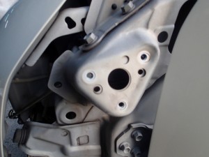 ワゴンR MH23S フロントバンパー・左フロントフェンダー交換・塗装