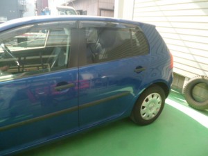 VWゴルフ ドアガラスレギュレータ モータ 交換