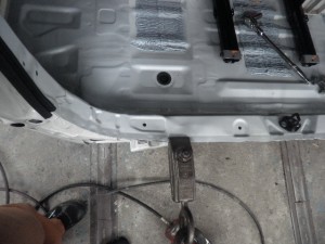 ヴェルファイア追突被害車
