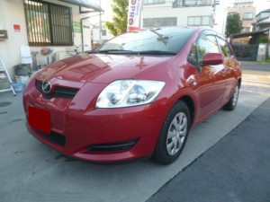トヨタ オーリス(NZE151) 左ロッカーパネル(ステップ部)修理