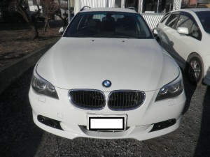 BMW E60/E61 フロントスポイラー取付