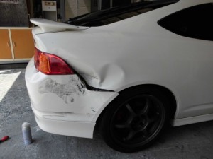 ホンダ インテグラ 板金塗装