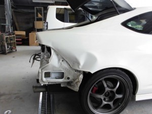 ホンダ インテグラ 板金塗装