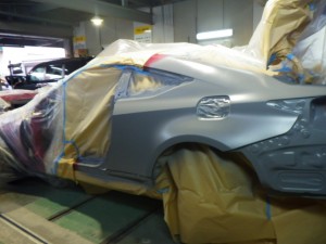 レクサスRC クォーターパネル交換 3T5色