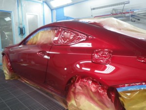 レクサスRC クォーターパネル交換 3T5色