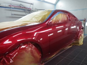 レクサスRC クォーターパネル交換 3T5色