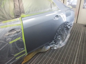 マークⅩ 左リヤドア、クォーターパネル鈑金塗装 埼玉県川口市